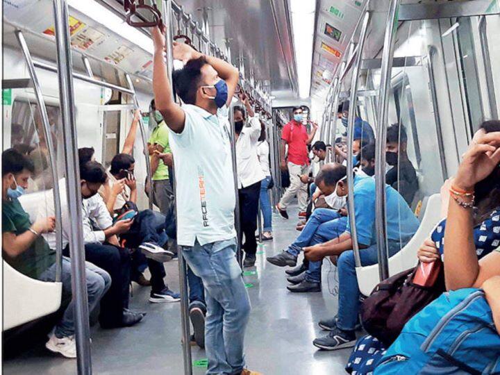 Delhi Lifts All Covid Restrictions From Today, Allows Standing Passengers On Metro, Physical Classes To Resume In April Delhi Lifts All Covid Restrictions From Today, Allows Standing Passengers On Metro. Details Here