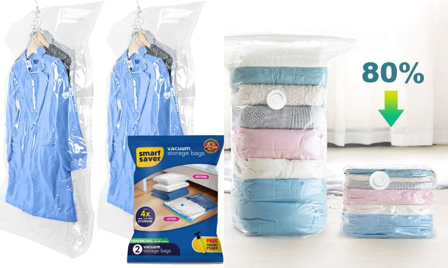 Vacuum Bags for Clothes with Pump Vaccumebags Vaccumepacking Vacuum  Storage Bags Vacuum Packing Bags for Travelling 