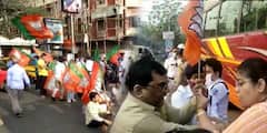 BJP Bangla Bandh : ১২ ঘণ্টার বাংলা বন্‍‍ধে হাওড়ায় বন্‍‍ধ সমর্থকদের সঙ্গে পুলিশের ধস্তাধস্তি