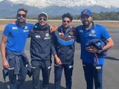 In Pics : भारतीय क्रिकेट संघाचं धर्मशाला येथे हटके फोटोशूट, पाहा फोटो