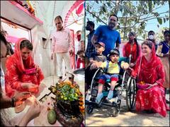 In Photos: महाशिवरात्रि के मौके पर प्रियंका गांधी ने लखनऊ के शिव मंदिर में की पूजा, तस्वीरें आई सामने