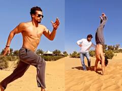 रेगिस्तान की रेत पर एक साथ 20 बार बैक फ्लिप मारते दिखे टाइगर श्रॉफ, वीडियो देख चकरा जाएगा आपका सिर