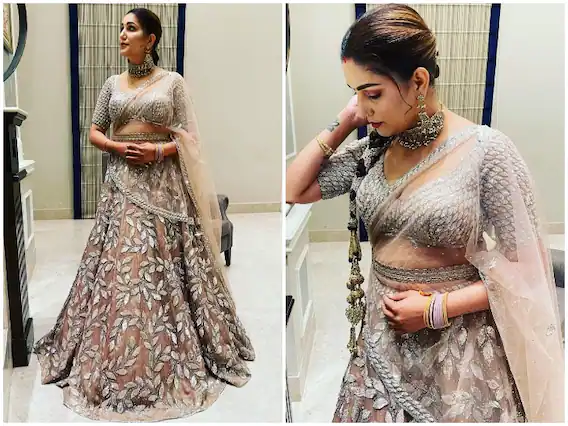 ਲਹਿੰਗੇ 'ਚ ਕਾਫੀ ਖੂਬਸੂਰਤ ਲੱਗ ਰਹੀ ਹੈ Sapna choudhary , ਫ਼ੈਨਜ ਬੋਲੇ- ਅਸਮਾਨ ਤੋਂ ਉਤਰੀ ਪਰੀ