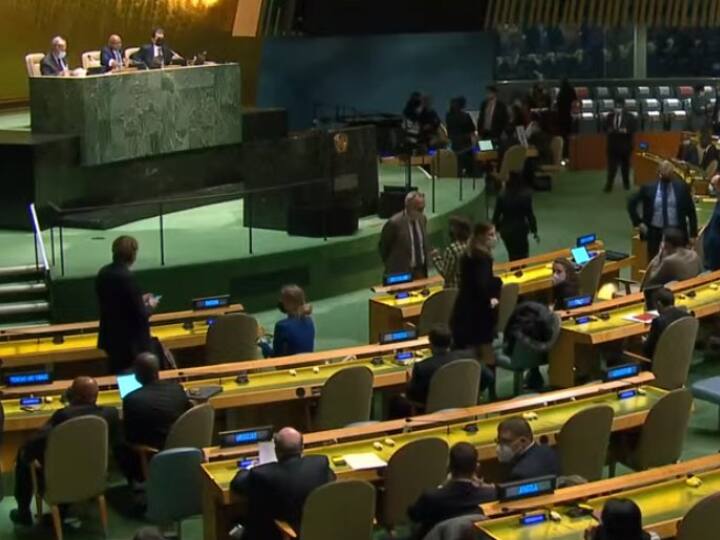 Russia Ukraine face to face in UN General Assembly special session targeted each other UN महासभा के विशेष सत्र में आमने-सामने हुए रूस और यूक्रेन, एक-दूसरे पर साधा निशाना