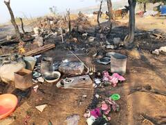 आष्टीतील शेतकऱ्याच्या झोपडीला आग; दोन लाख रुपयांसह संसारोपयोगी वस्तू जळून खाक