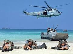 ਯੂਕਰੇਨ ਜੰਗ ਵਿਚਾਲੇ ਭਾਰਤ ਦਾ ਜੰਗੀ ਅਭਿਆਸ, ਕਈ ਦੇਸ਼ਾਂ ਦੇ ਜੰਗੀ ਬੇੜੇ ਸ਼ਾਮਲ