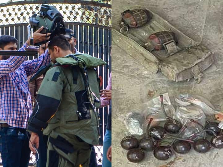 Gurugram News many explosives including grenades in house in Gurugram Bomb disposal squad defused the bombs Gurugram News: खाली पड़े मकान में ग्रेनेड मिलने से फैली सनसनी, 7 फीट गहरे गड्ढे में डिफ्यूज किए बम