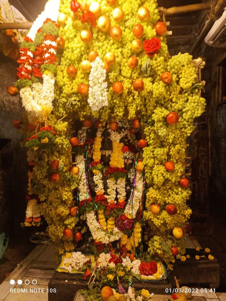 म्हणजेच अर्धे शंकर आणि अर्धी पार्वती यांच्या मूर्ती पिंडीच्या ठिकाणी पाहायला मिळतात