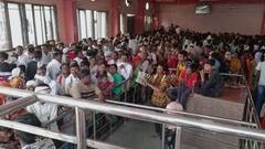 औंढा नागनाथ मंदिरात दर्शनासाठी भाविकांची गर्दी