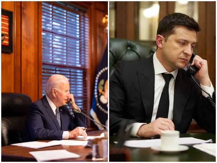 Ukraine Russia War Ukraine President Volodymyr Zelensky holds Phone Call With US President Joe Biden Ukraine Russia War: जेलेंस्की ने की बाइडेन से बात, आर्थिक सहायता और रूस के खिलाफ प्रतिबंध जारी रखने की मांग की