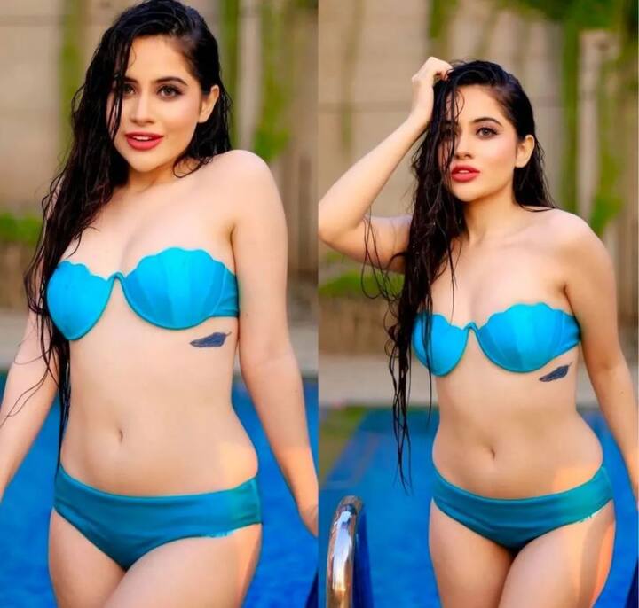 અભિનેત્રીએ લેન્સ લગાવીને પોતાની આંખોને ખાસ લુક આપ્યો છે. ઉર્ફી બિકિની તસવીરોને લઈ ચર્ચામાં રહે છે.