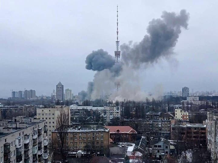 Ukraine Crisis: 13 Dead In Russian Strikes On Kyiv TV Tower, Housing Block In Kharkiv Ukraine Crisis: 13 Dead In Russian Strikes On Kyiv TV Tower, Housing Block In Kharkiv
