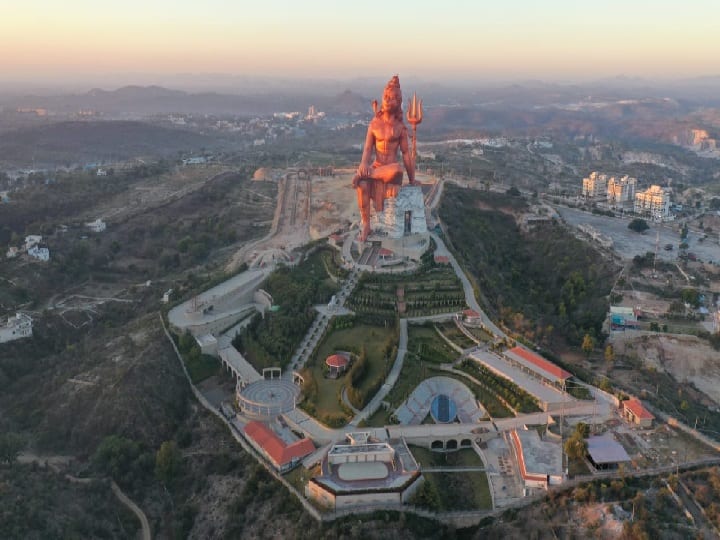 know about 351 feet world tallest shiva statue in rajasthan Nathdwara udaipur ann महादेव के कंधे से देख सकेंगे अरावली की पहाड़ियां, यहां बनकर तैयार हुई विश्व की सबसे ऊंची शिव प्रतिमा