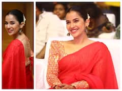 Komali Prasad Latest Photos: ఆరు గజాల చీరలో పదహారణాల తెలుగమ్మాయి కోమలీ ప్రసాద్