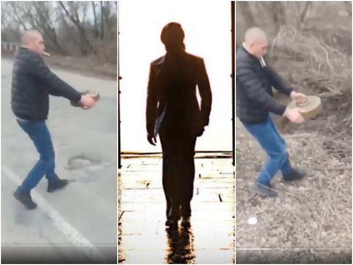 WATCH: Russia Ukraine War Ukrainian Civilian Removes Mine With Bare Hands To Clear Way For Ukrainian Army Russia Ukraine War: చేతుల్లో ల్యాండ్‌మైన్, నోట్లో సిగరెట్- 'కేజీఎఫ్' సీన్ గుర్తొచ్చింది గురూ!