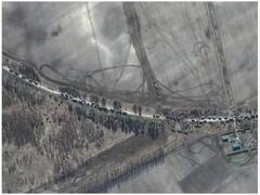 Russia-Ukraine War : किव्ह संकटात, उपग्रहानं टिपला 'पुरावा'; रशियाची अजस्त्र फौज मोठा हल्ला करण्याच्या तयारीत