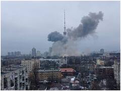 यूक्रेन के कई शहरों पर जारी है रूस के हमले, भारतीय दूतावास के नजदीक टीवी टॉवर को बनाया निशाना, खारकीव के सिटी स्कवायर को किया तबाह