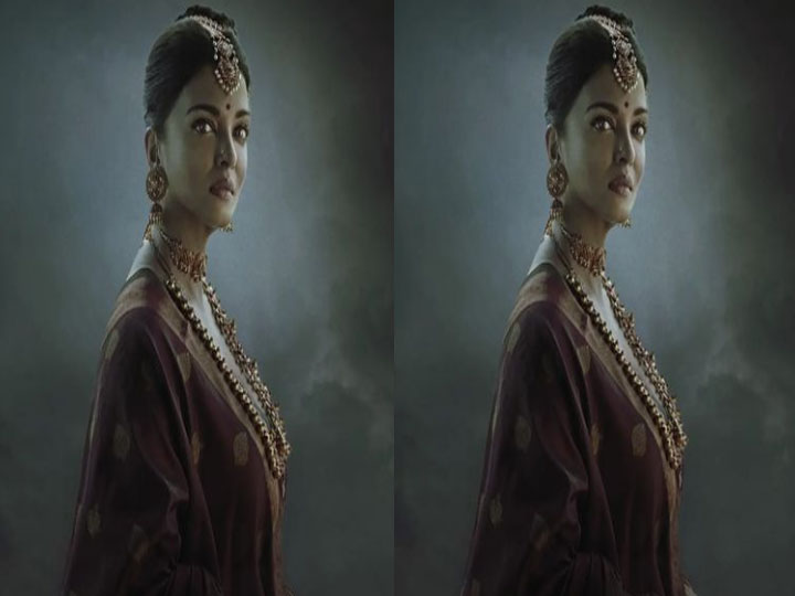 Aishwarya Rai Bachchan Vikram, Jayam Ravi Starrer Ponniyan Selvan First  Poster And Release Date Announced | माथे पर टीका, गले में हार और चेहरे पर  रौब..पोन्नियन सेल्वन से सामने आई रानी बनी