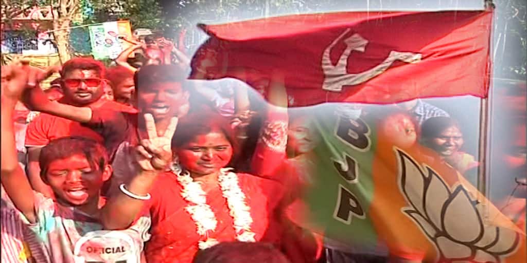 WB Municipal Election Results 2022 TMC gets more than 60 percent Vote Left beats BJP to retain second spot WB Municipal Election Results 2022: ভোট শতাংশে বিজেপিকে টেক্কা বামেদের, পুরভোটে কারা কোথায়