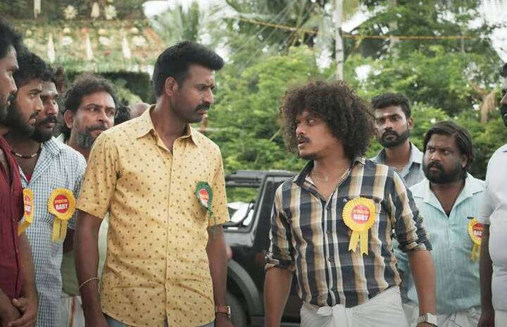 அதிரடி காட்சிகளும் மாஸ் டயலாக்கும் இடம் பெற்றுள்ளது