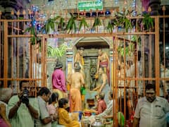 திருவண்ணாமலை அண்ணாமலையார் கோவில் லிங்கோத்பவருக்கு அபிஷேகம் - க்ளிக்ஸ்