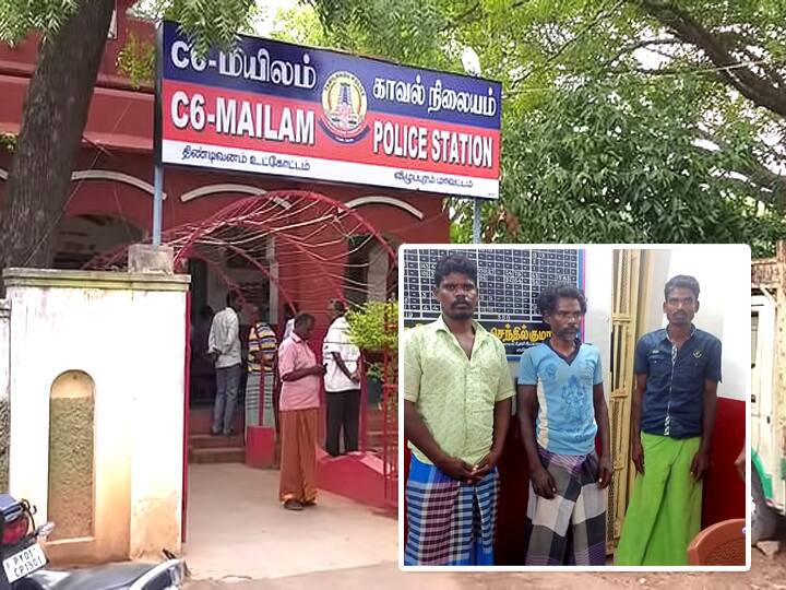 Three persons including a brother have been arrested for stealing from 10 temples in the Tindivanam area கோயிலில் திருடும்போது சிக்கிய அண்ணன், தம்பி - இதுவரை 10 கோயில்களில் திருடியது அம்பலம்