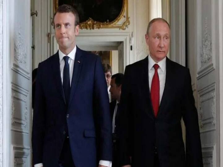 Russia Ukraine War Russian President Vladimir Putin and French President Emmanuel Macron Talk Ukraine Russia War: यूक्रेन में कब तक हमला जारी रखेंगे व्लादिमीर पुतिन? मैक्रों से बातचीत में रूसी राष्ट्रपति ने बताया