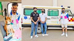 Virat Kohli Pic Viral: শততম টেস্টে নামার আগে সারমেয়র সঙ্গে একান্তে বিরাট