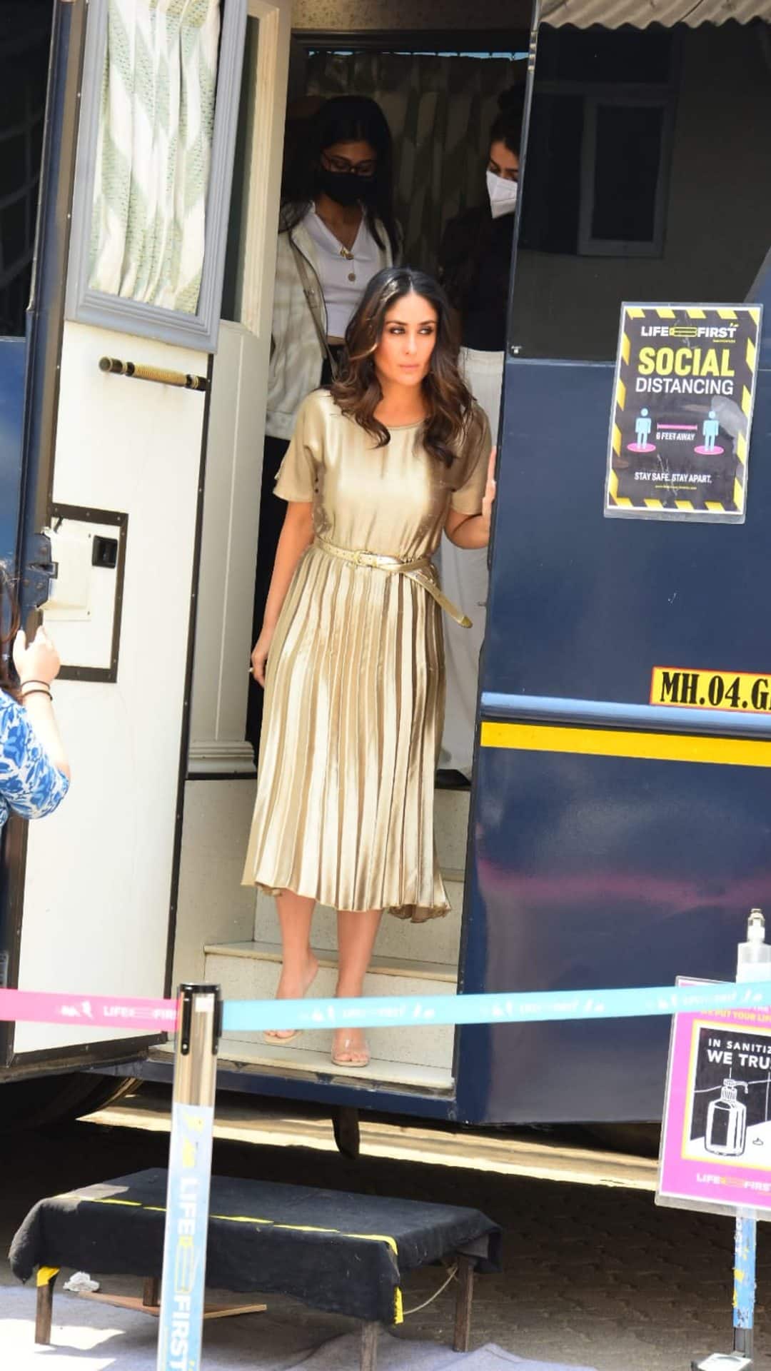 slim fit dress slacks KAREENA KAPOOR 2026 KHAN LUXURY SILK DRESS WITH GOLDEN MIRROR DUPATTA|   Shaebiz Collection