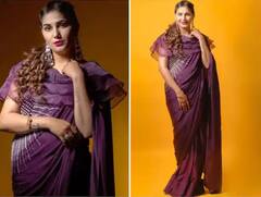 ਦੇਸੀ ਮੁਟਿਆਰ! ਨਾ ਕਜਰੇ ਦੀ ਧਾਰ, ਨਾ ਮੋਤੀਆਂ ਦਾ ਹਾਰ, ਪਰਪਲ ਸਾੜੀ 'ਚ ਸਪਨਾ ਚੌਧਰੀ ਨੇ ਦਿਖਾਈਆਂ ਖੂਬਸੂਰਤ ਅਦਾਵਾਂ