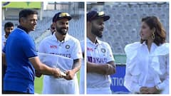 IND vs SL: વિરાટ કોહલીનું 100મી ટેસ્ટ મેચમાં સન્માન, રાહુલ દ્રવિડે સોંપી કેપ, અનુષ્કા શર્મા પણ રહી હાજર