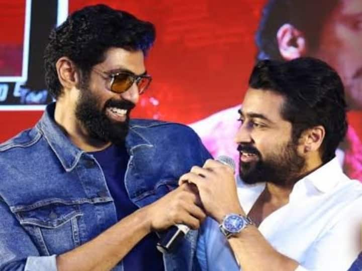 Surya is the one who made me Balwalthevan Rana Dagubati ”என்னை பாகுபலியின் பல்வாள் தேவனாக மாத்தினது சூர்யாதான்” - ராணா டகுபதி கூற எமோஷனலான சூர்யா!