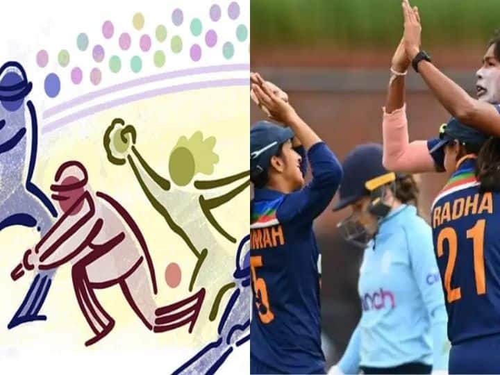 Sport Marathi News Women World Cup Google Doodle Dedicated to Women Cricket Women's World Cup : आजचे Google Doodle महिला क्रिकेटसाठी समर्पित! विश्वचषकाला जोरदार सुरूवात