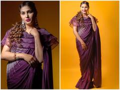 ना कजरे की धार, ना मोतियों के हार... पर्पल साड़ी में सपना चौधरी का दिखा खूबसूरत अंदाज, फैंस ने कहा- कहां से लाईं ये अप्सरा जैसा रूप