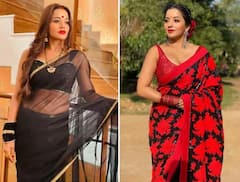 રેડ હોય કે બ્લેક.... દરેક કલરની સાડીમાં હોટ લાગે છે મોનાલિસા, જુઓ તસવીરો