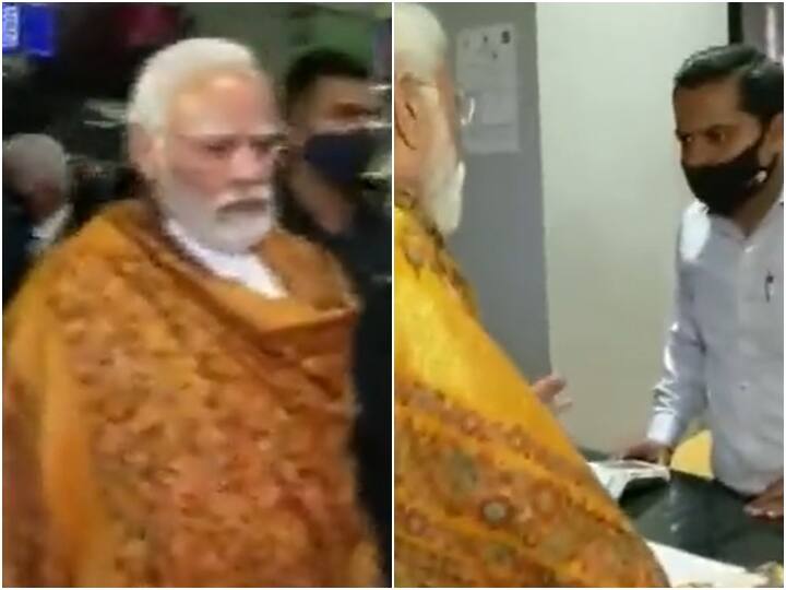 PM Narendra Modi Interacts With Shopkeepers At Varanasi Railway Station Amid UP Phase 7 Poll Campaign - Watch Video WATCH | PM Modi Interacts With Shopkeepers At Varanasi Railway Station Amid UP Phase 7 Poll Campaign
