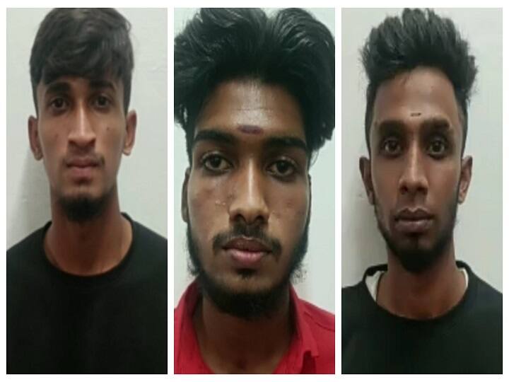 Chennai: Three persons have been arrested for stabbing a rowdy on the road சென்னையில் சாலையில் சென்ற ரவுடியை கத்தியால் வெட்டிய 3 பேர் கைது