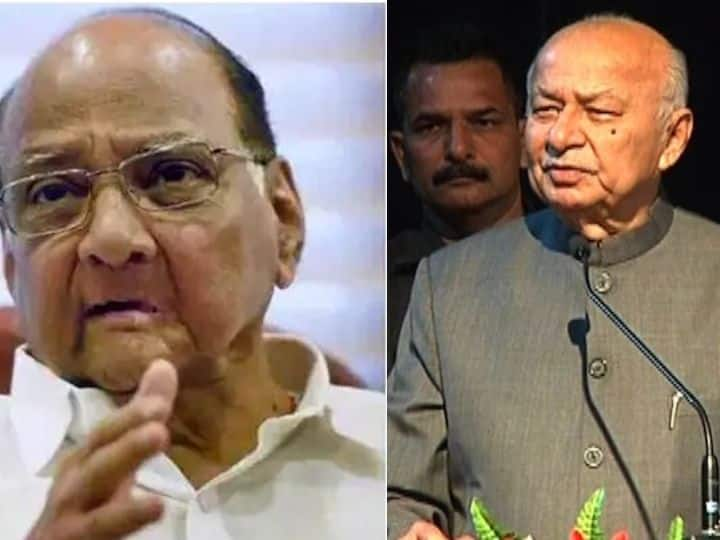 ncp president sharad pawar Appreciation to congress leader sushilkumar shinde Sharad Pawar : 'माझ्यामुळे सुशीलकुमार शिंदेंनी राजीनामा दिला होता' ; शरद पवार यांनी सांगितली खास आठवण