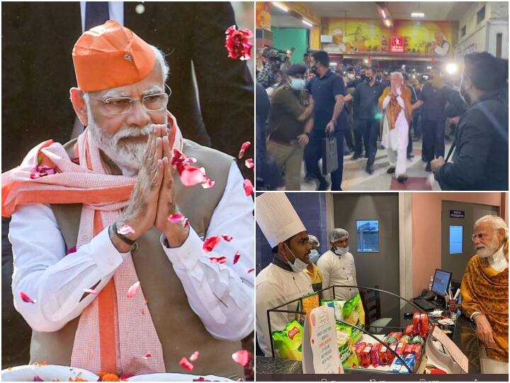 UP Election 2022: उत्तर प्रदेश में सातवें और अंतिम चरण के मतदान के लिए तमाम पार्टियों ने पूरी ताकत झोंकी हुई है. वहीं शनिवार यानी आज यूपी में आखिरी चरण के चुनाव प्रचार का शोर थम जाएगा. उससे पहले शुक्रवार को प्रधानमंत्री नरेंद्र मोदी (Prime Minister Modi) अपने संसदीय क्षेत्र वाराणसी (Varanasi) पहुंचे. पीएम मोदी ने यहा चुनावी रोड शो और काशी विश्वनाथ मंदिर में पूजा-अर्चना की. वहीं पीएम मोदी ने अचानकर आधी रात को वाराणसी कैंट रेलवे स्टेशन पहुंचकर सभी को हैरान भी किया.