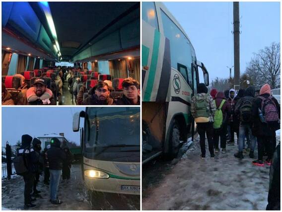 Russia Ukraine Crisis: पसोचिन से शुरू हुआ भारतीय छात्रों के निकलने का सिलसिला, बसों से रोमानिया बॉर्डर की ओर रवाना Russia Ukraine Crisis: पसोचिन से शुरू हुआ भारतीय छात्रों के निकलने का सिलसिला, बसों से रोमानिया बॉर्डर की ओर रवाना