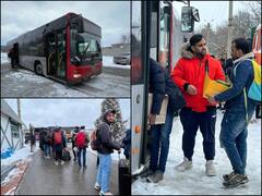 Russia Ukraine War: पिसोचिन पहुंचीं भारत सरकार की बसें, जंग के बीच सभी भारतीयों को निकाला गया