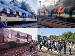 In Photos: धूं-धूं कर जले सहारनपुर-दिल्ली पैसेंजर ट्रेन के डिब्बे, ऐसे बची यात्रियों की जान, सामने आईं तस्वीरें