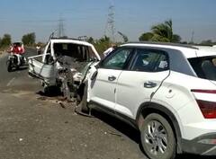 Rajkot : દેવસ્થાને દર્શન કરવા જઈ રહેલા પરિવારની વાન અને ક્રેટા વચ્ચે ગમખ્વાર અકસ્માત, 3નાં મોત