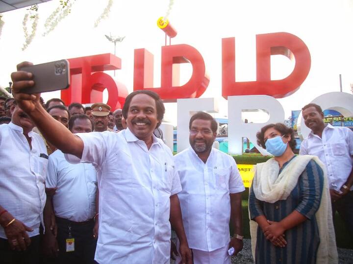 Minister Mano Thankaraj inaugurates selfie point at 'Namma Nagercoil' ’நம்ம நாகர்கோவில்’ செல்பி பாயிண்டை திறந்து வைத்த அமைச்சர் மனோ தங்கராஜ்