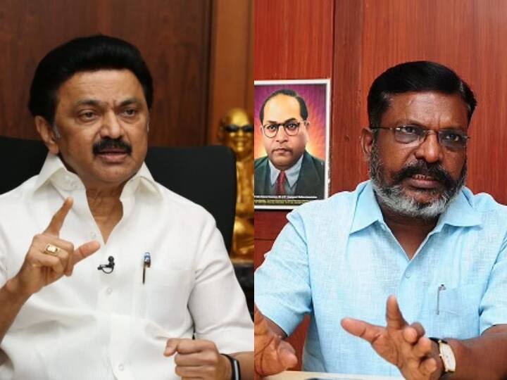 mayor election : thirumavalavan statement to congrats mk stalin ''தோழமை என்னும் உணர்வால் கட்டப்பட்ட கூட்டணி'' - உருக்கமாக அறிக்கைவிட்டு ஸ்டாலினை பாராட்டிய திருமா!