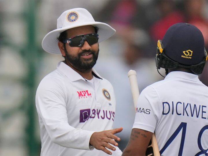 india won mohali test sri lanka captain rohit sharma praises team IND vs SL: रोहित शर्मा ने बतौर टेस्ट कप्तान जीता पहला मैच, श्रीलंका को हराने का इस खिलाड़ी को दिया क्रेडिट