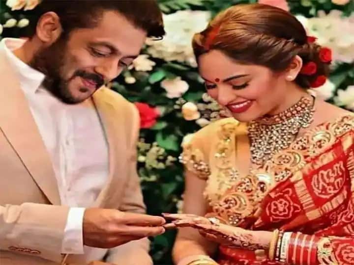 Salman Khan marriage video viral with shaadi ho gayi on social media સોનાક્ષી સાથેના લગ્ન મુદ્દે સલમાને કહ્યું, શાદી હો ગઈ............. વીડિયો મેસેજ મૂકીને ચાહકોને બીજું શું કહ્યું ? જુઓ વીડિયો