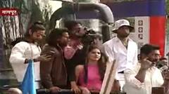 Jhund : नागराज मंजुळेंसह झुंड सिनेमाची टीम नागपुरात, नागपूरकरांनी केलं जोरदार स्वागत