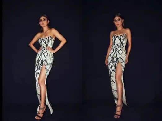 Mouni Roy ਹਾਈ ਸਲਿਟ ਡਰੈੱਸ 'ਚ ਦਿਖੀ ਬੇਹੱਦ ਗਲੈਮਰਸ , ਪਤੀ ਸੂਰਜ ਨਾਲ ਕਰਵਾਇਆ ਫੋਟੋਸ਼ੂਟ