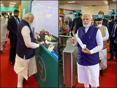 टिकट खरीदकर PM मोदी ने किया पुणे मेट्रो का सफर, रास्ते में स्कूली बच्चों से की बातें, देखें तस्वीरें